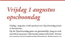 in de media